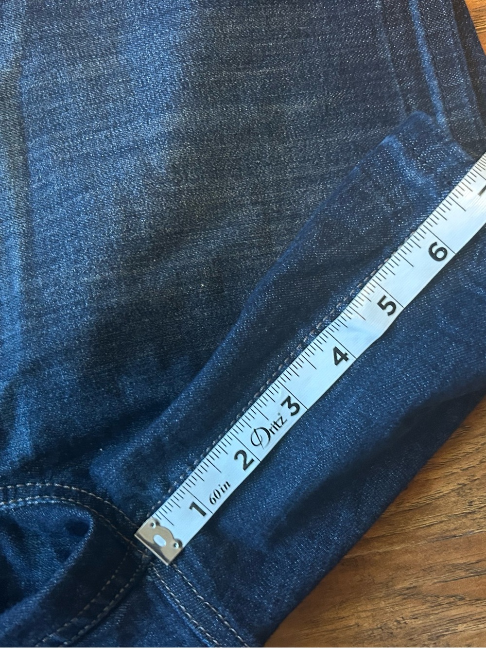 Dark Washed Denim Shorts With Pockets Jean Summer Coast Casual Resort Cruise - Picture 7 of 10
